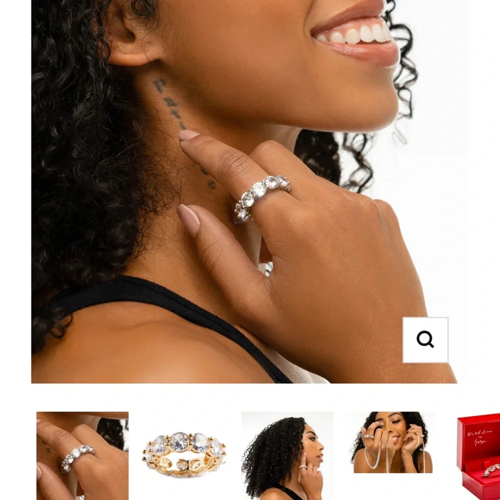 JaclynRoxanne The Rendezvous Ring - Rhodium 💍 - Picture 4 of 4